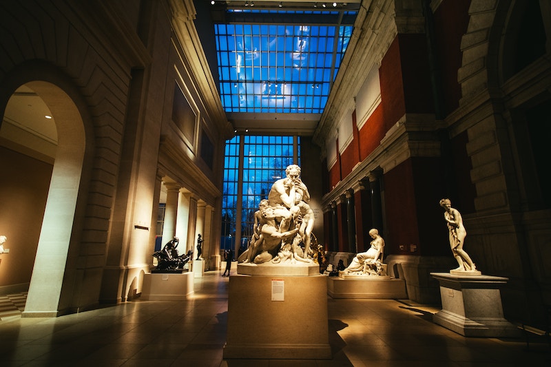 sculptures at the Metropolitan Museum of Art